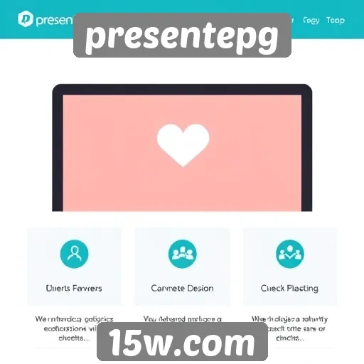 Recursos e funcionalidades do site presentepg